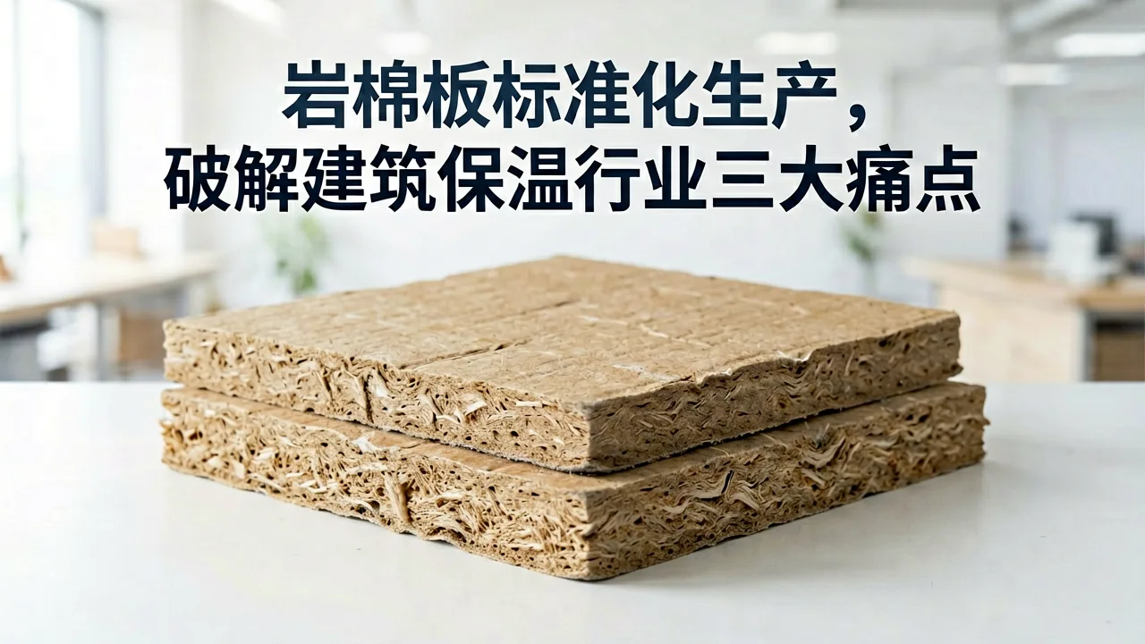 岩棉板标准化生产，破解建筑保温行业三大痛点